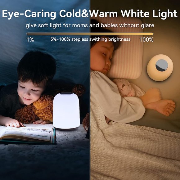 Touch Lamp, Dimmable Night Light - Picture 2 of 2